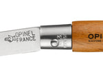 Couteau pliant Opinel Tradition Carbone n°03 lame 4cm manche hêtre