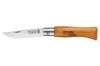 Couteau pliant Opinel Tradition Carbone n°04 lame 5cm manche hêtre