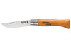 Couteau pliant Opinel Tradition Carbone n°05 lame 6cm manche hêtre