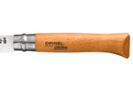 Couteau pliant Opinel Tradition Carbone n°12 lame 12cm manche hêtre