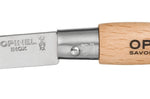 Couteau pliant Opinel Tradition Inox n°04 lame 5cm manche hêtre