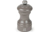 Moulin à poivre manuel Peugeot Bistro en bois de hêtre laqué gris taupe 10cm