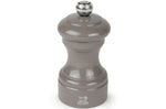Moulin à poivre manuel Peugeot Bistro en bois de hêtre laqué gris taupe 10cm