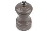 Moulin à poivre manuel Peugeot Bistro en bois de hêtre laqué gris taupe 10cm