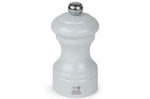 Moulin à poivre manuel Peugeot Bistro en bois de hêtre laqué gris perle 10cm