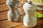 Moulin à poivre manuel Peugeot Bistro en bois de hêtre laqué gris perle 10cm