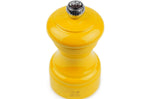 Moulin à poivre manuel Peugeot Bistro en bois de hêtre laqué jaune safran 10cm