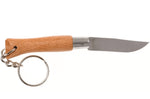 Couteau pliant Opinel Tradition Inox Porte-clés n°04 lame 5cm manche hêtre