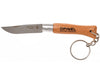 Couteau pliant Opinel Tradition Inox Porte-clés n°04 lame 5cm manche hêtre