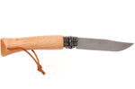 Couteau pliant Opinel Tradition Inox Baroudeur n°07 lame 8cm manche hêtre
