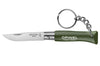Couteau pliant Opinel Porte-clés Colorama n°04 lame 5cm manche charme kaki