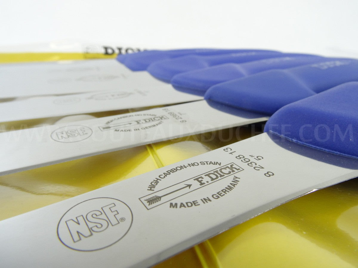 Pochette de 6 couteaux de boucher DICK ERGOGRIP acier NSF