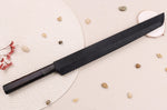 Couteau sakimaru takohiki japonais artisanal 30cm Sakai Takayuki Byakko manche en ébène + étui