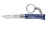 Couteau pliant Opinel Porte-clés Colorama n°04 lame 5cm manche charme bleu foncé
