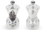 Coffret duo de moulins à poivre et à sel sec manuels Peugeot Bistro en acrylique 10cm