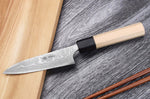 Couteau universel japonais artisanal Masakage Shimo 12cm Shirogami