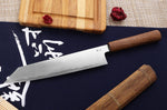 Couteau kiritsuke japonais artisanal Kagekiyo Tedukuri 24cm