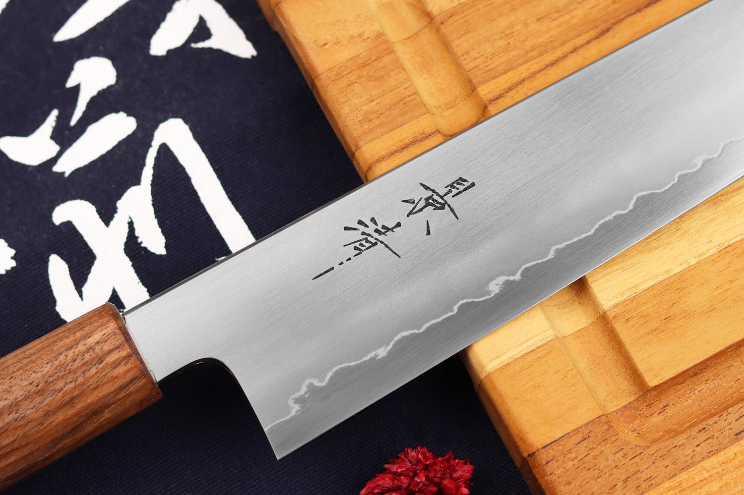 Couteau kiritsuke japonais artisanal Kagekiyo Tedukuri 24cm