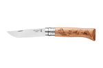 Couteau pliant Opinel Tradition Gravures Velo n°08 lame 8,5cm manche hêtre