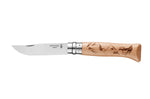 Couteau pliant Opinel Tradition Gravures Rando n°08 lame 8,5cm manche hêtre