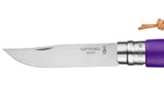 Couteau pliant Opinel Baroudeur Colorama n°07 lame 8cm manche charme violet