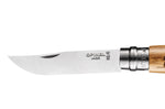 Couteau pliant Opinel Tradition Gravures Animalia Bison n°08 lame 8,5cm manche chêne