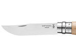 Couteau pliant Opinel Tradition Gravures Ski n°08 lame 8,5cm manche hêtre