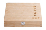 Coffret 6 couteaux Opinel Tradition Gravures Animalia n°08 lame 8,5cm manche chêne