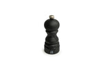 Moulin à poivre manuel Peugeot Paris Nature Black en bois de hêtre recyclé noir - 12 cm