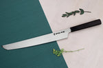 Couteau sakimaru yanagiba 30cm japonais artisanal Sakai Takayuki Genbu