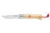 Couteau pliant Opinel Tradition Inox Le Savoyard n°08 lame 8,5cm manche hêtre