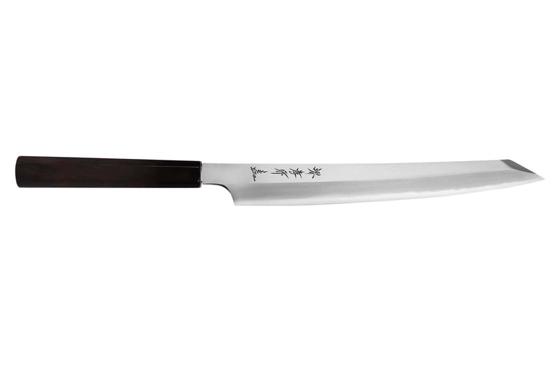 Couteau yanagiba kiritsuke 27cm japonais artisanal Sakai Takayuki Ginsankou