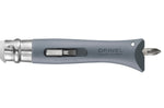 Couteau pliant Opinel Bricolage n°09 lame 8cm manche polyamide gris