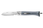 Couteau pliant Opinel Bricolage n°09 lame 8cm manche polyamide gris