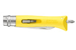 Couteau pliant Opinel Bricolage n°09 lame 8cm manche polyamide jaune