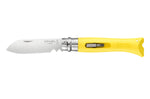 Couteau pliant Opinel Bricolage n°09 lame 8cm manche polyamide jaune