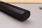Couteau universel 18cm japonais artisanal Naoki Mazaki WS2 Black Nashiji