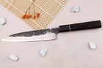 Couteau universel 18cm japonais artisanal Naoki Mazaki WS2 Black Nashiji