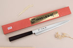 Couteau yanagiba 27cm japonais artisanal Sakai Takayuki Ginsankou