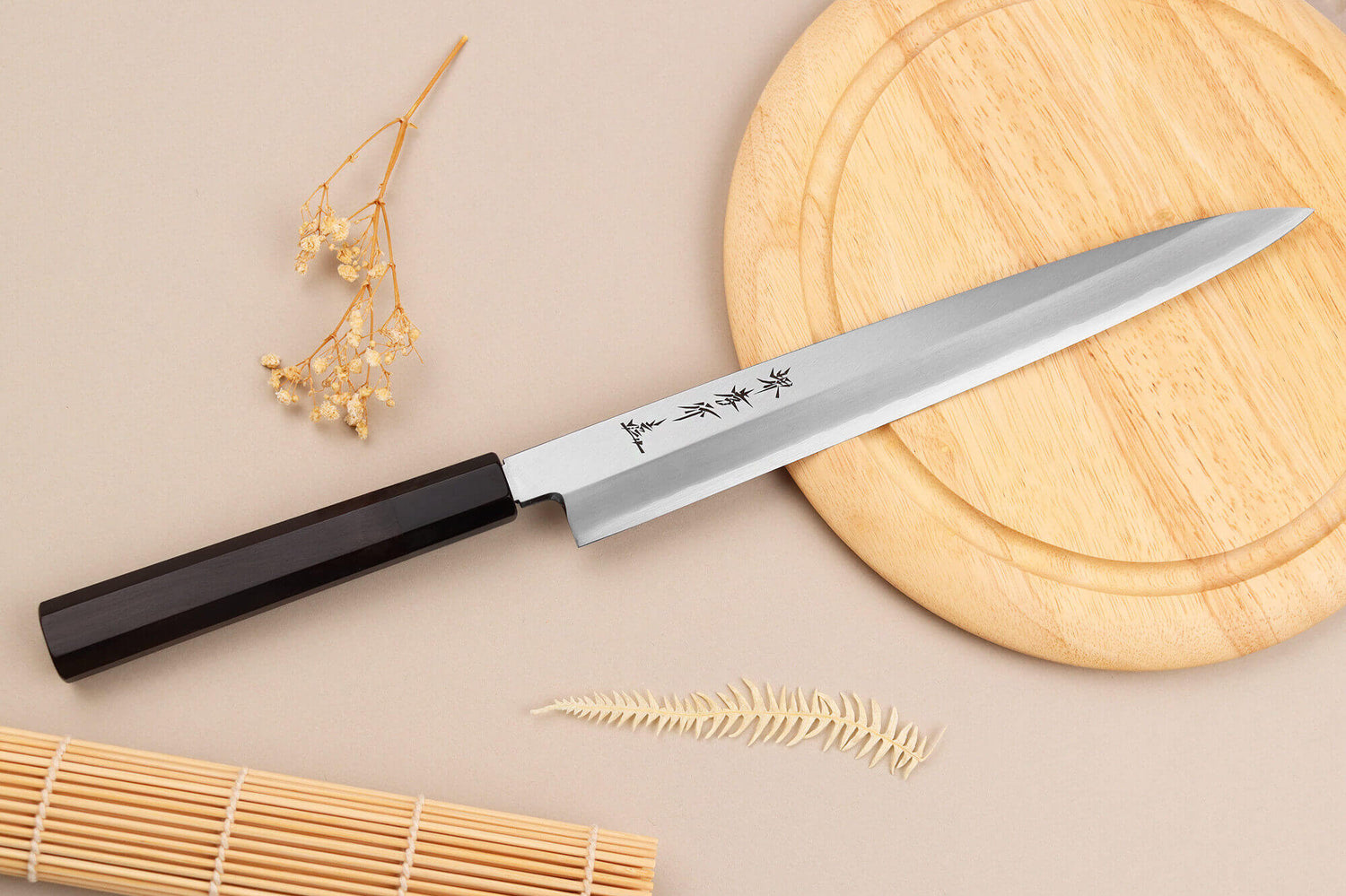 Couteau yanagiba 27cm japonais artisanal Sakai Takayuki Ginsankou