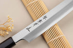 Couteau yanagiba kiritsuke 27cm japonais artisanal Sakai Takayuki Ginsankou