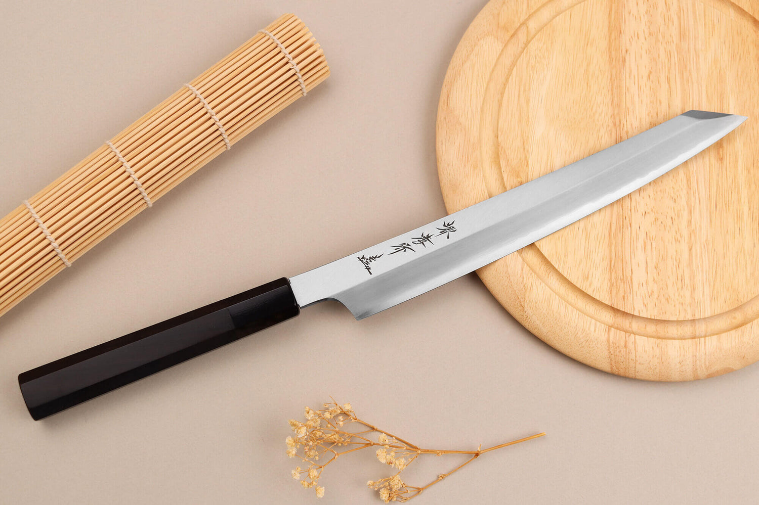 Couteau yanagiba kiritsuke 27cm japonais artisanal Sakai Takayuki Ginsankou