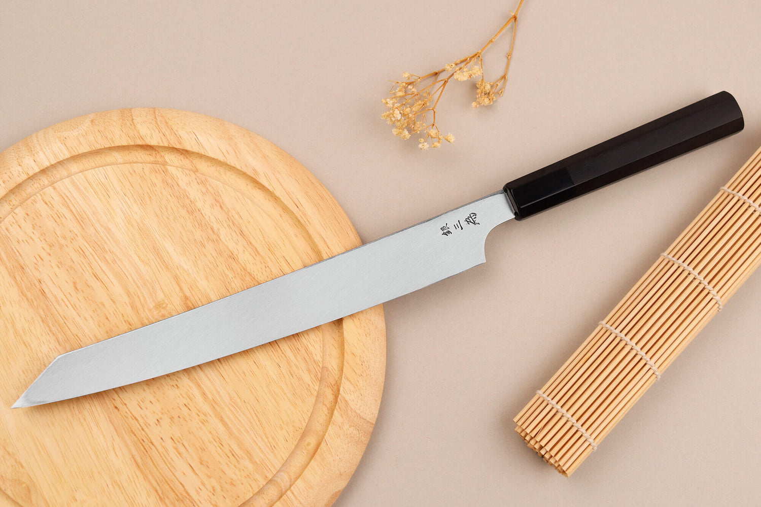 Couteau yanagiba kiritsuke 27cm japonais artisanal Sakai Takayuki Ginsankou