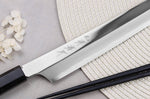 Couteau yanagiba kiritsuke 27cm japonais artisanal Sakai Takayuki Hien