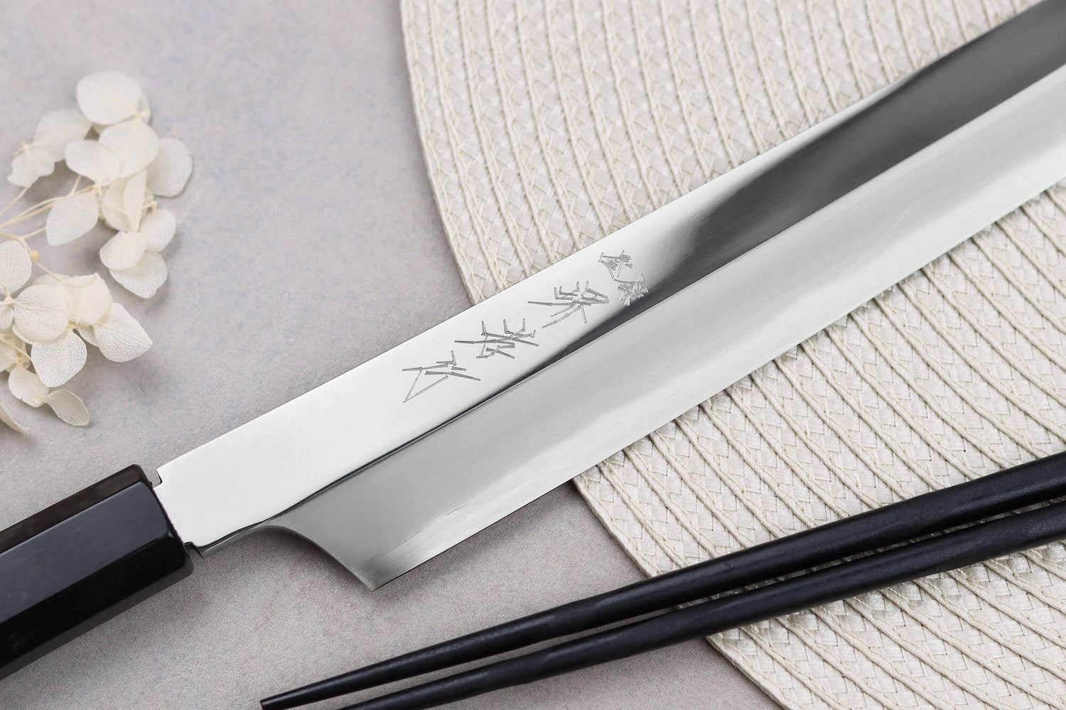 Couteau yanagiba kiritsuke 27cm japonais artisanal Sakai Takayuki Hien