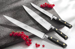 Bloc 5 couteaux de cuisine Sabatier Cambridge en frêne Chef + ciseaux