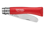 Couteau pliant Mon Premier Opinel n°07 lame 8cm manche en charme rouge