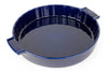 Tourtière Peugeot Appolia en céramique bleu Ø28cm