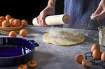 Tourtière Peugeot Appolia en céramique bleu Ø28cm