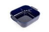 Plat four carré Peugeot Appolia en céramique bleu - 21 cm